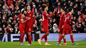 Liverpool kết thúc 2023 với thành tích dẫn đầu bảng xếp hạng Ngoại hạng Anh